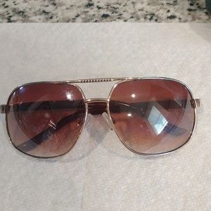 365 Fashion Brown And Gold Sunglasses F1574E